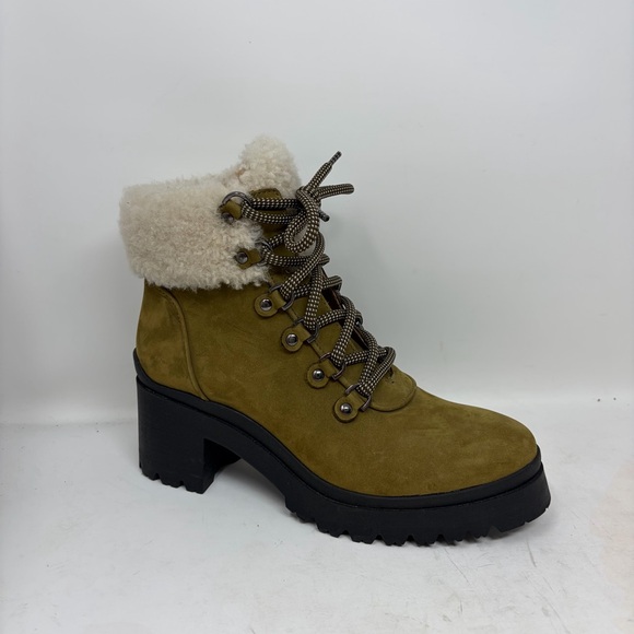 M Gemi Adele Shearling Bootie Size 39 or US 8.5 - Picture 2 of 12